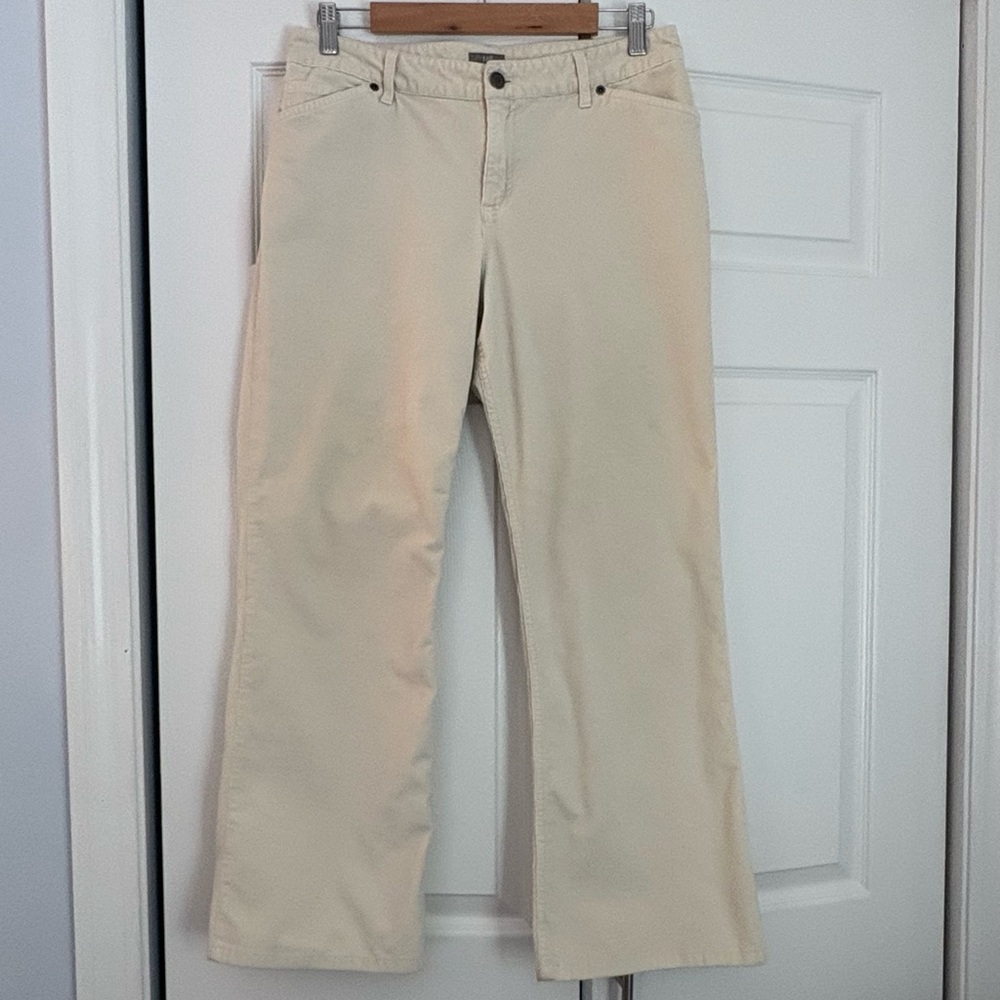 Stretch Corduroy Petite Wide-Leg Pants